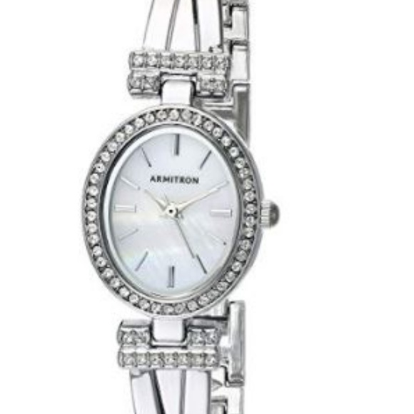 Armitron Women's Swarovski Crystal Bracelet Set - Picture 2 of 3
